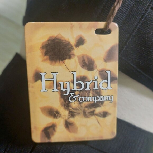 NWT Hybrid & Company Womens Black Cutout Crisscross Bodycon Dress Medium - Picture 11 of 11